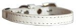 Premium Plain Cat safety Collar (size: White Size 14)