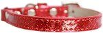 Ice Cream Plain Cat safety Collar (size: Red Size 14)