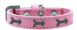 Arrows Widget Dog Collar (size: Light Pink Size 14)