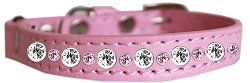 Posh Jeweled Cat Collar (size: Light Pink Size 10)