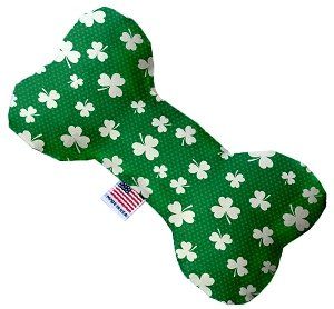 Shamrock Canvas Bone Dog Toy (size: 8 Inch)