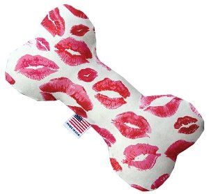 Smooches Canvas Bone Dog Toy (size: 8 Inch)