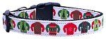 Ugly Sweater Nylon Dog Collar (size: Medium Narrow)