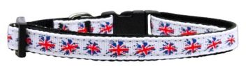 Graffiti Union Jack(UK Flag) Nylon Ribbon Collar