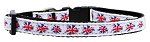 Graffiti Union Jack(UK Flag) Nylon Ribbon Collar (size: X)