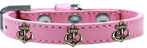 Bronze Anchor Widget Dog Collar